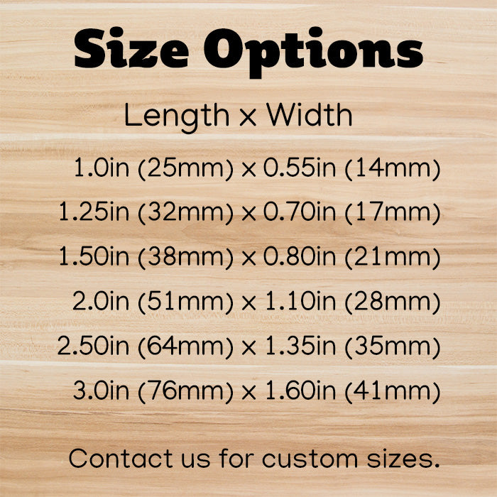 Wide Hollow Pointed Reverse Teardrop Wood Blank