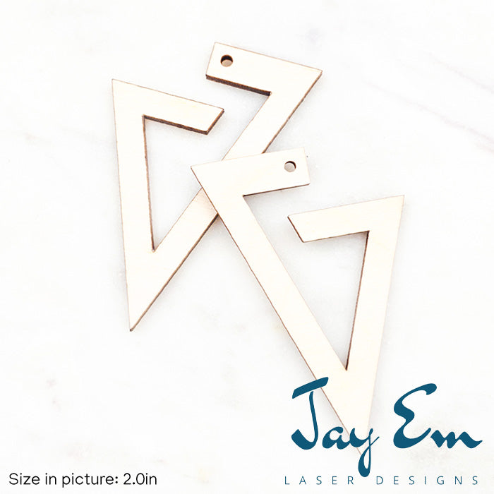 Triangle Spiral Wood Blank