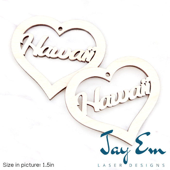 Hawaii Heart Wood Blank