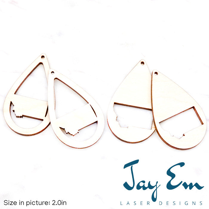 Montana Teardrop Wood Blank