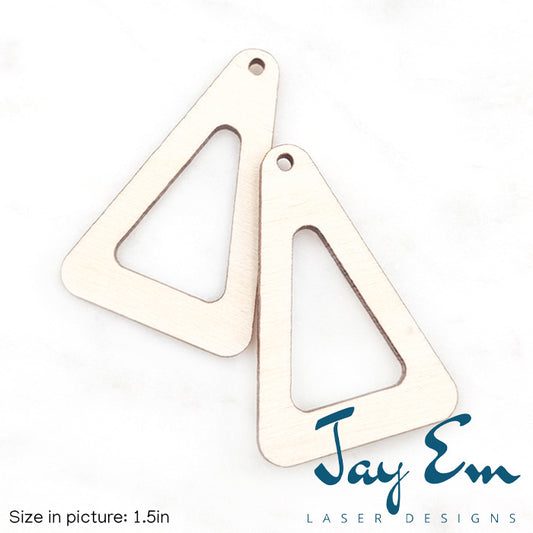 Rounded Hollow Triangle Wood Blank