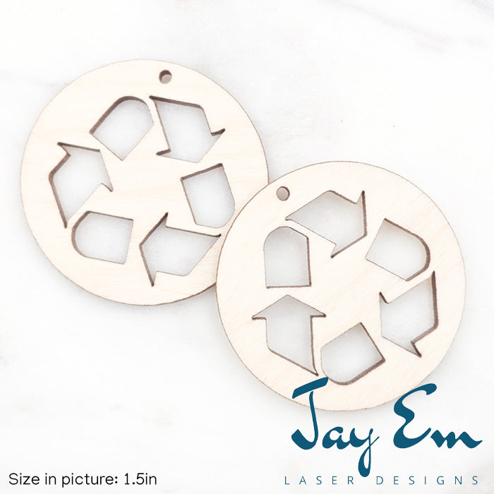 Recycle Circle Wood Blank