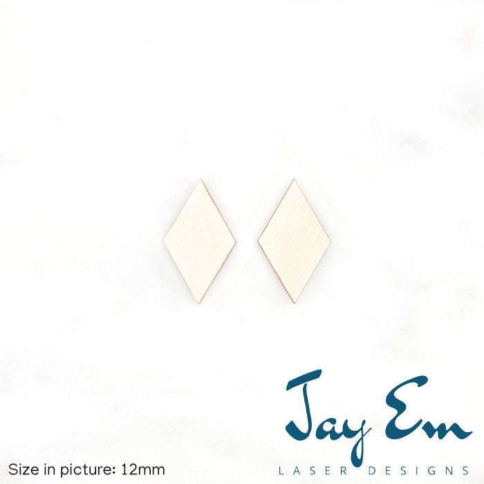 Diamond Studs (No Hole) Wood Blank