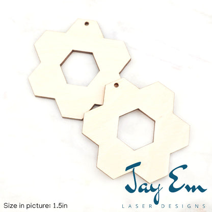 Hexagon Ring Wood Blank