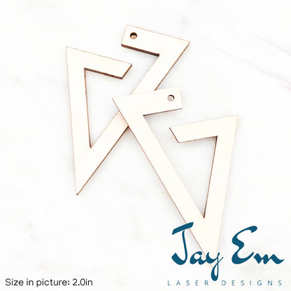 Triangle Spiral Wood Blank