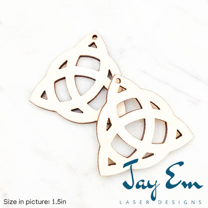 Trinity Knot Triquetra Wood Blank