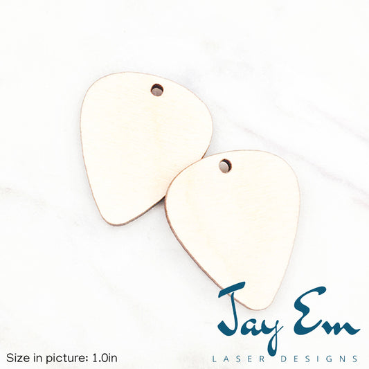 Guitar Pick Wood Blank