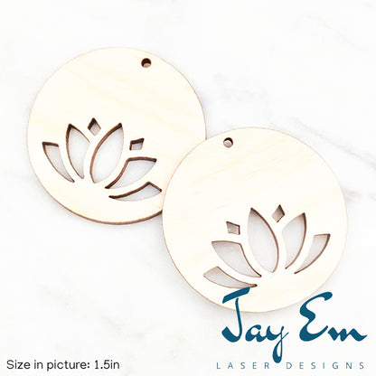 Lotus Circle #3 Wood Blank