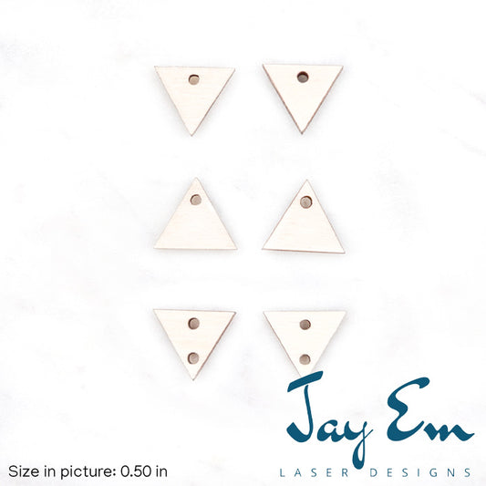 1/2" or 3/4" Small Triangle Wood Blank