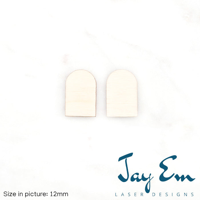 Arch Studs (No Hole) Wood Blank