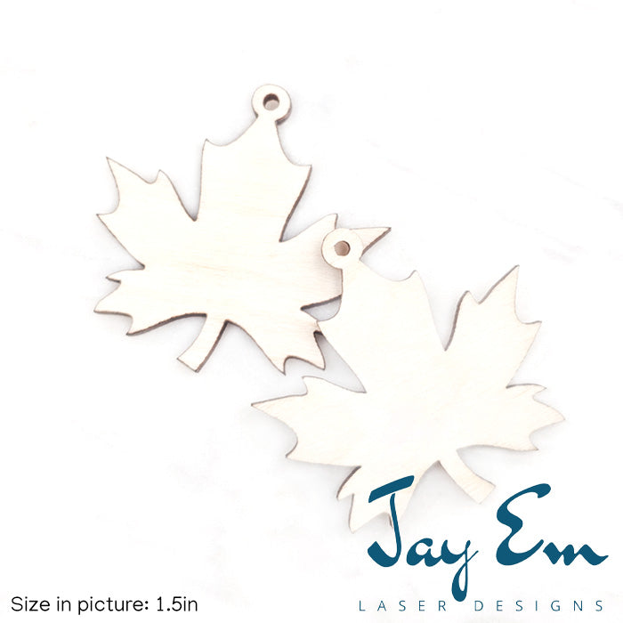 Maple Leaf Wood Blank