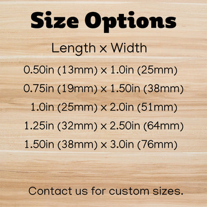 Semicircle with Cutout Pendant Wood Blank